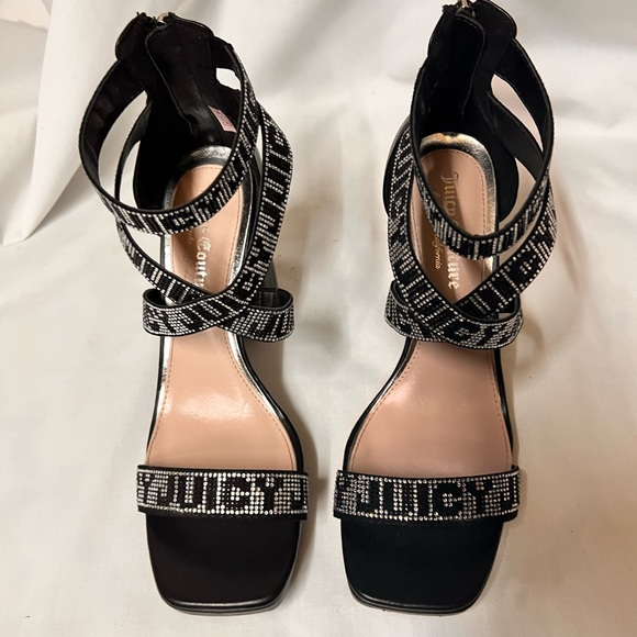 Juicy Couture Sparkly Platform Heels, size 9 - Picture 6 of 8